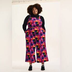 Lucy & Yak Colorful Abstract Jumpsuit